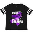thumbnail image 3 of Inktastic I Wear Purple for My Grandpa Pancreatic Cancer Awareness Boys or Girls Toddler T-Shirt, 3 of 5
