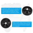 thumbnail image 3 of Unique Bargains 5" Universal Air Compressor Wheel with 0.5" Hole for Easy Mobility, Black, 3 of 5