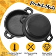 thumbnail image 4 of Sartén de Hierro Fundido Ziliny Mini 13 cm Apto para Horno Negro, 4 of 6