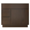 thumbnail image 5 of Vanity Art 36" W Birch Plywood Freestanding Single Base 2 Drawers Storage Cabinet with Soft Close Door, 5 of 9