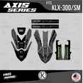 thumbnail image 2 of Kalair GFX Graphics Kit for Kawasaki KLX300SM (2021+) Axis Series, 2 of 5
