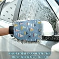 thumbnail image 6 of Microfiber Car Wash Gloves With Chenille & Polyester Terry Scratch-Free Cleaning Elastic Cuffs Seamless Pattern, 6 of 8