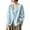 Light Blue, variant on Fengactive Womens Open Front Cardigan V Neck Long Sleeve Loose Fit Textured Casual Top