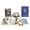 Blue-#019, variant on Holy Card Holder with 54 Assorted Prayer Cards, Faux Leather Snap Closure Organizer for Catholic Devotions, Portable Pocket Size for Mass & Daily Use