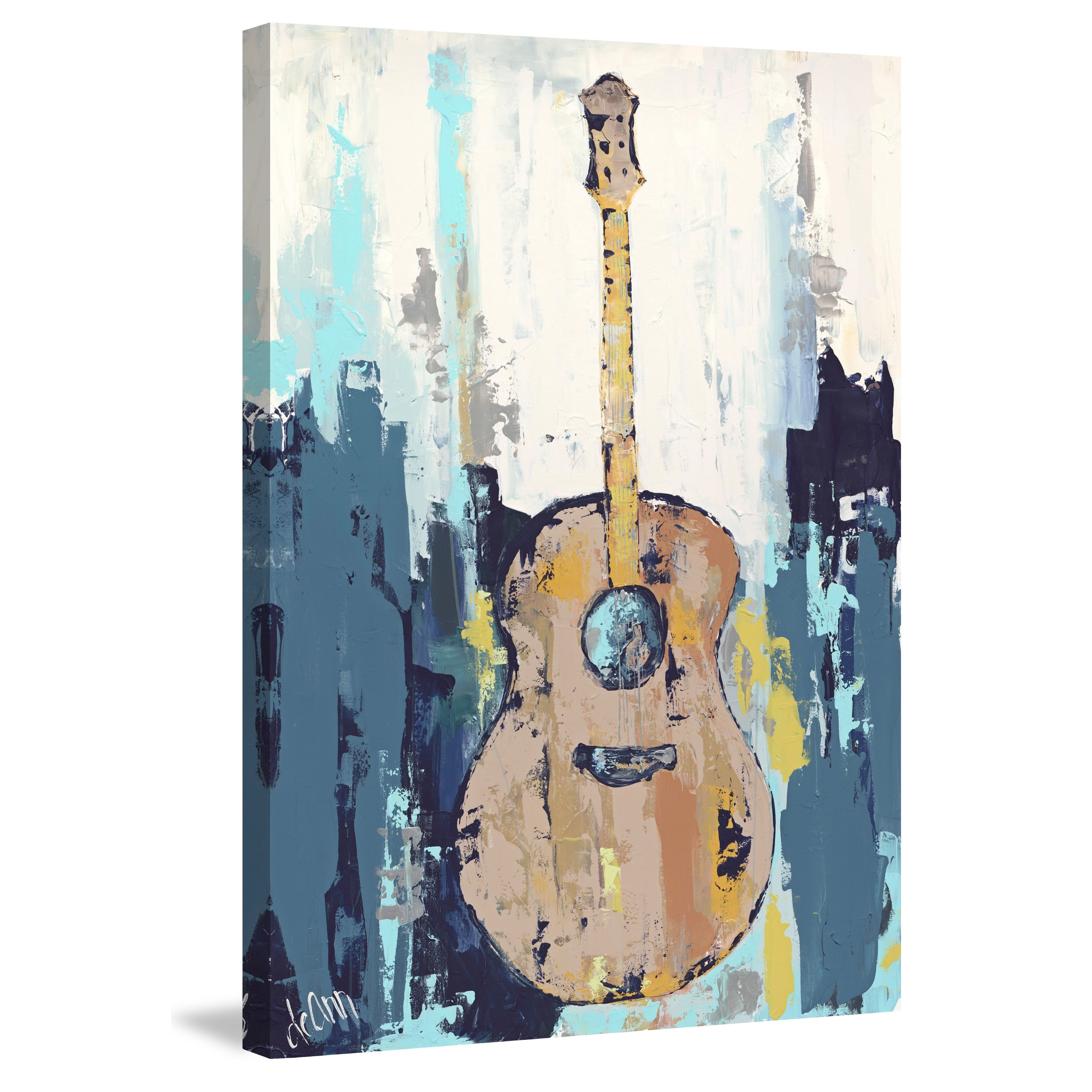"Bluebird Cafe I" Painting Print on Wrapped Canvas