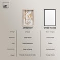 thumbnail image 6 of Golden Luxe Abstract Pair Set Shadowbox Neutral Abstract Art by Art Remedy, Blonde Frame, 24 x 36, 6 of 6