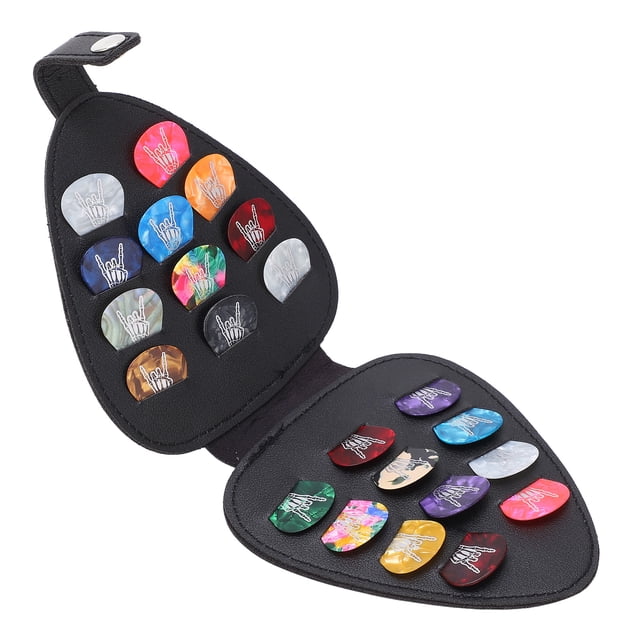 Bolsa para púas de guitarra, bolsa para púas de guitarra, bolsa grande para almacenamiento de púas de guitarra, bolsa para púas, características líderes en su clase