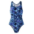 thumbnail image 4 of MUXiin Toddler Girls Swimsuit One Piece Floral Bathing Suit Cute Ruffle Backless Swimwear Kids Beach Wear, 4 of 6