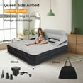 thumbnail image 3 of SLLINGLUO Queen Size 15" Air Mattress with Headboard, Inflatable Sofa Bed with Pump for Camping Guestroom, 3 of 9