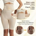 thumbnail image 3 of Lilvigor Women High Waist Tummy Control Butt Lifter Shapewear Hip Padded Enhancer Body Shaper Panties Booty Lifter Waist Trainer Panty, 3 of 7