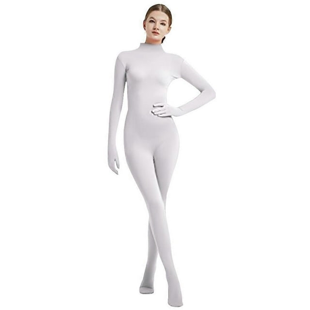 Elegante blusa de seda color leche para mujer, ajustada, de manga larga, color liso, temática cinematográfica popular, para jóvenes de 18 a 24 años.