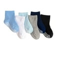 thumbnail image 1 of 6 Pieces Kids Stockings Socks with Nice Elasticity Comfortable Wearing Simple Style Good Craftsmanship Hose Keep Crawing medium boy 12-14, 1 of 6