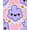 Pink, Pattern 1, variant on ODIKA 4x6 Machine Washable Non-Slip Area Rug, Pastel Dream Cloud Featuring Sprinkles and Smiling Face High Traffic Rug, Pink, 535895