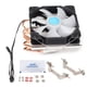 thumbnail image 1 of Disipador de calor de CPU de cobre puro de disipación rápida de calor, disipador de calor RGB silencioso con cinco tubos de calor para computadoras de escritorio, 1 of 10