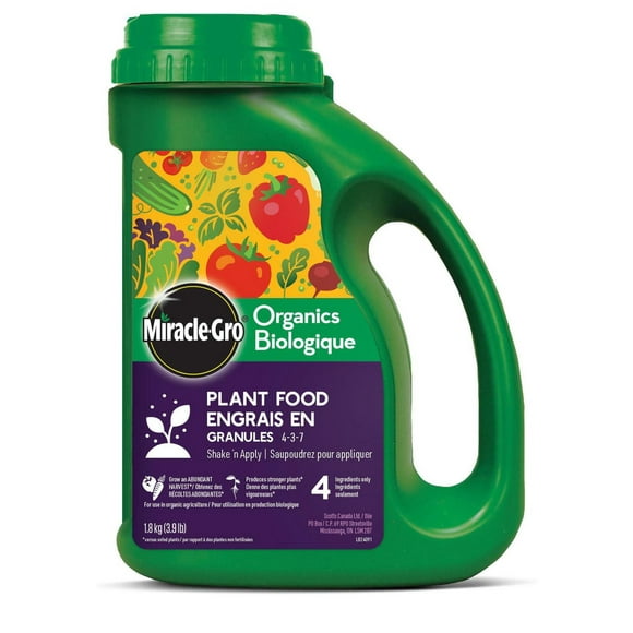 Miracle-Gro Organics Plant Food Granules 4-3-7 1.8kg