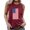 Wine, variant on Qetyuw Women's 4th of July Tank Tops Plus Size Patriotic Red White and Blue Graphic Tshirts Cotton Sleeveless T-shirts Cami Comfy Crew Neck Tanks Summer Tops for Women 2024