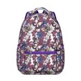 thumbnail image 1 of Cute Butterfly Backpack for Student School Bag with Floral Print Colorful Artistic Pattern Aesthetic Design, 1 of 6