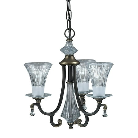 - Aztec Lighting Olde Bronze 3-light Chandelier