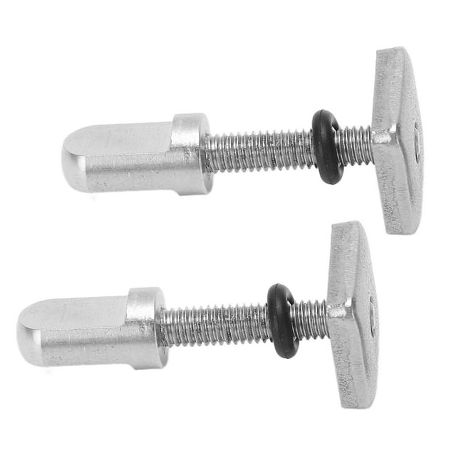 Tornillo De Aleta De Acero Inoxidable, Placa De Tornillo De Aleta De Cola De Surf De Apriete Manual 2 Piezas Para Tabla De Paddle ANGGREK Stainless Steel Fin Screw
