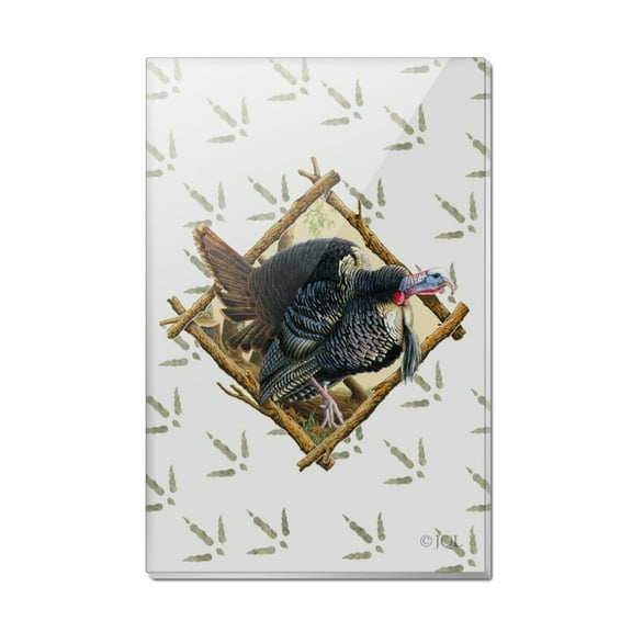 Turkey Diamond Rectangle Acrylic Fridge Refrigerator Magnet
