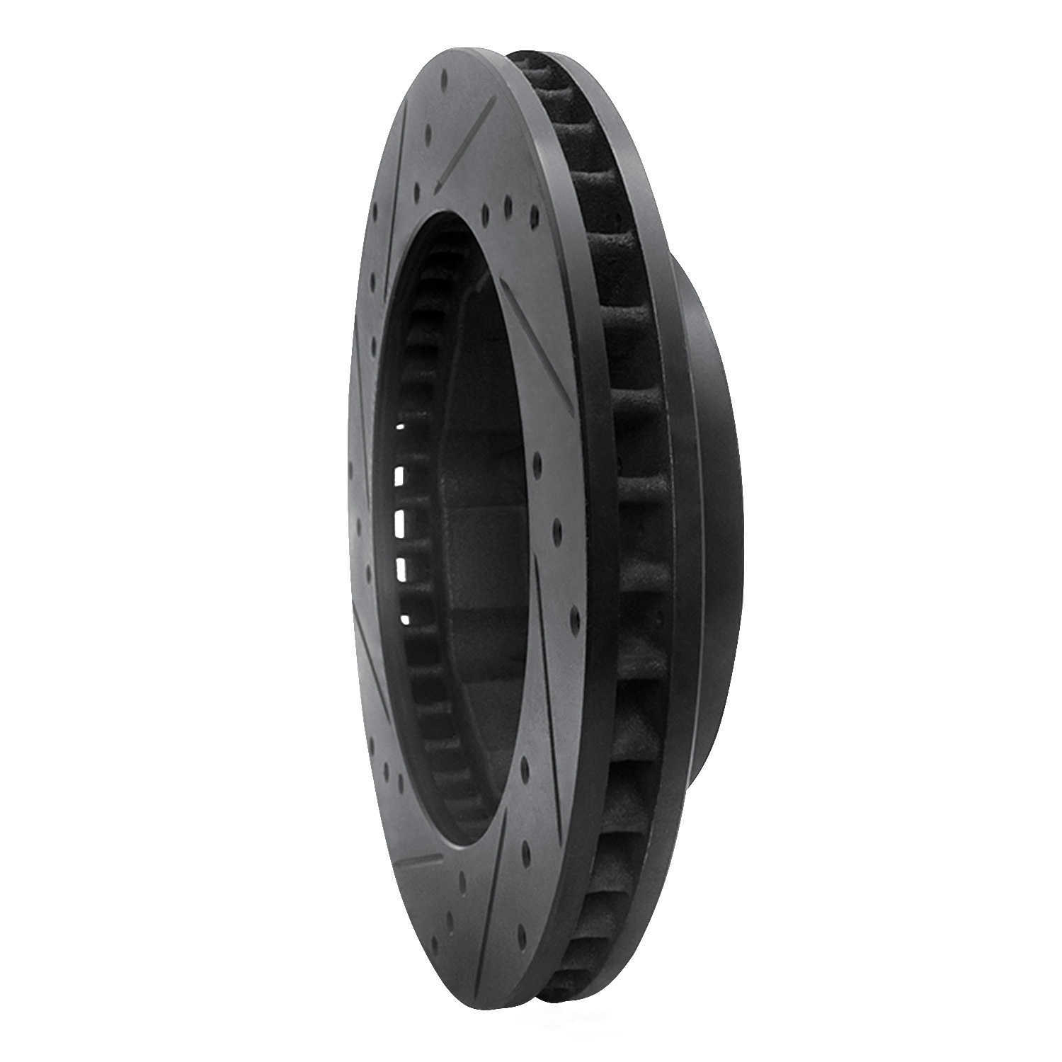 Dynamic Friction Company 633-40045R DFC Brake Rotor - Drilled And Slotted - Black