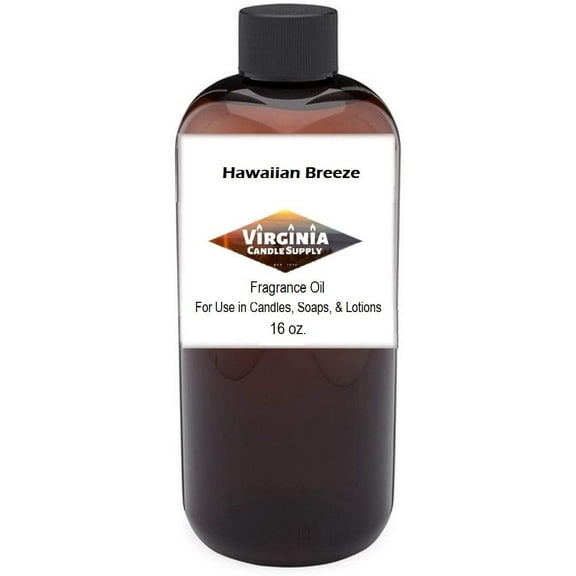 Hawaiian Breeze 16oz Bottle for Candle Making, Soap Making, Tart Making, Room Sprays, Lotions, Car Fresheners, Slime, Bath Bombs, Warmers