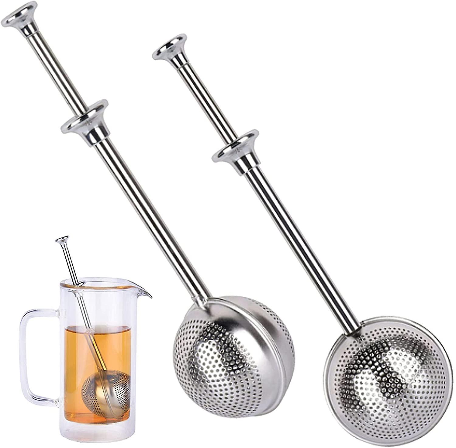 Telescopic Stainless Tea Infuser Spherical Tea Filter Stainless Steel