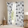 thumbnail image 3 of Manfei Wildlife Animal Bear Black Out Curtains,Tropical Botanical Pine Curtains Pack of 2 (42x63 Each),Rustic Western Farmhouse Bedroom Curtains For Boys,Ultra Soft Home Decor, 3 of 6