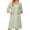 Light Green(Solid), variant on Robes for Women Zipper Lightweight 3/4 Sleeve Summer Bathrobes for Women Zipper Front Knee Length Plus Size Bathrobe Nightgown with Pockets Light Green XXXL