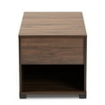 thumbnail image 5 of Baxton Studio Skylar Modern and Contemporary Walnut Brown Finished Cat Litter Box Cover House, 5 of 10