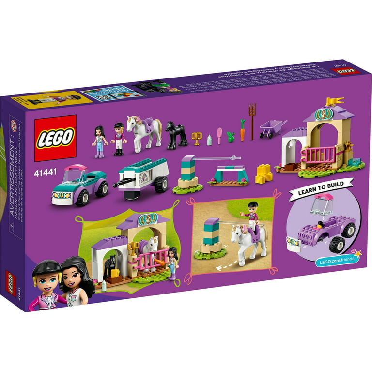 Menda City ihærdige Flytte LEGO Friends Horse Training and Trailer 41441 Building Toy; With LEGO  Friends Stephanie and Emma (148 Pieces) - Walmart.com