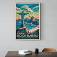 thumbnail image 6 of Retro Rio De Janeiro Poster Vintage Brazil Tourism Art with Iconic Landmarks Canvas Poster, 6 of 8