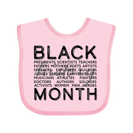

Inktastic Black History Month- Occupations and Identities Gift Baby Boy or Baby Girl Bib
