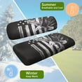 thumbnail image 6 of POLERO Silver Eagle USA Flag Golf Cart Seat Protector Easy to Install Ezgo Txt Front and Back Seat Cushion Cover for Golf Cart Decorations All Seasons, 6 of 8