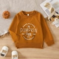 thumbnail image 4 of Adeawade Kids Boy Tops 3-4 Years Hallomas Outfit Pumpkin Sweatshirt Crewneck Pullover Sweater Long Sleeve Shirt Fall Tee Trend Outfits Brown, 4 of 9