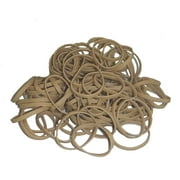 100 count toy gun replacement AMMO refill ammunition SMALL (#30 size) tan Rubber Bands 2L x 1/8"W"