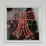 Northlight Lighted Bow Window Silhouette Christmas Decoration - 14 ...
