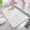 White, variant on Stone Bath Mat,Quick Drying Non-Slip Diatomaceous Earth Bath Mat, Absorbent Shower Rug, Easy to Clean For Bathroom Kitchen Entryway - 23.6" × 15.7" (White)