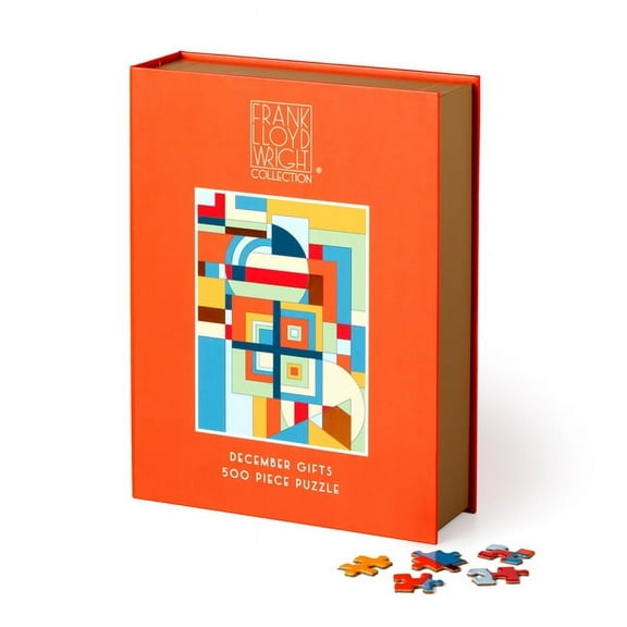 Frank Lloyd Wright December Gifts 500 Piece Book Puzzle (Jigsaw)