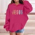 thumbnail image 2 of ChaoLingNeng Girls Hoodie,Girl's Boy's Hoodie Long Sleeve Soft Sweatshirt Graphic Hoody Kids Cute Pullovers Top Clothes for Girls,11-12 Years, 2 of 3