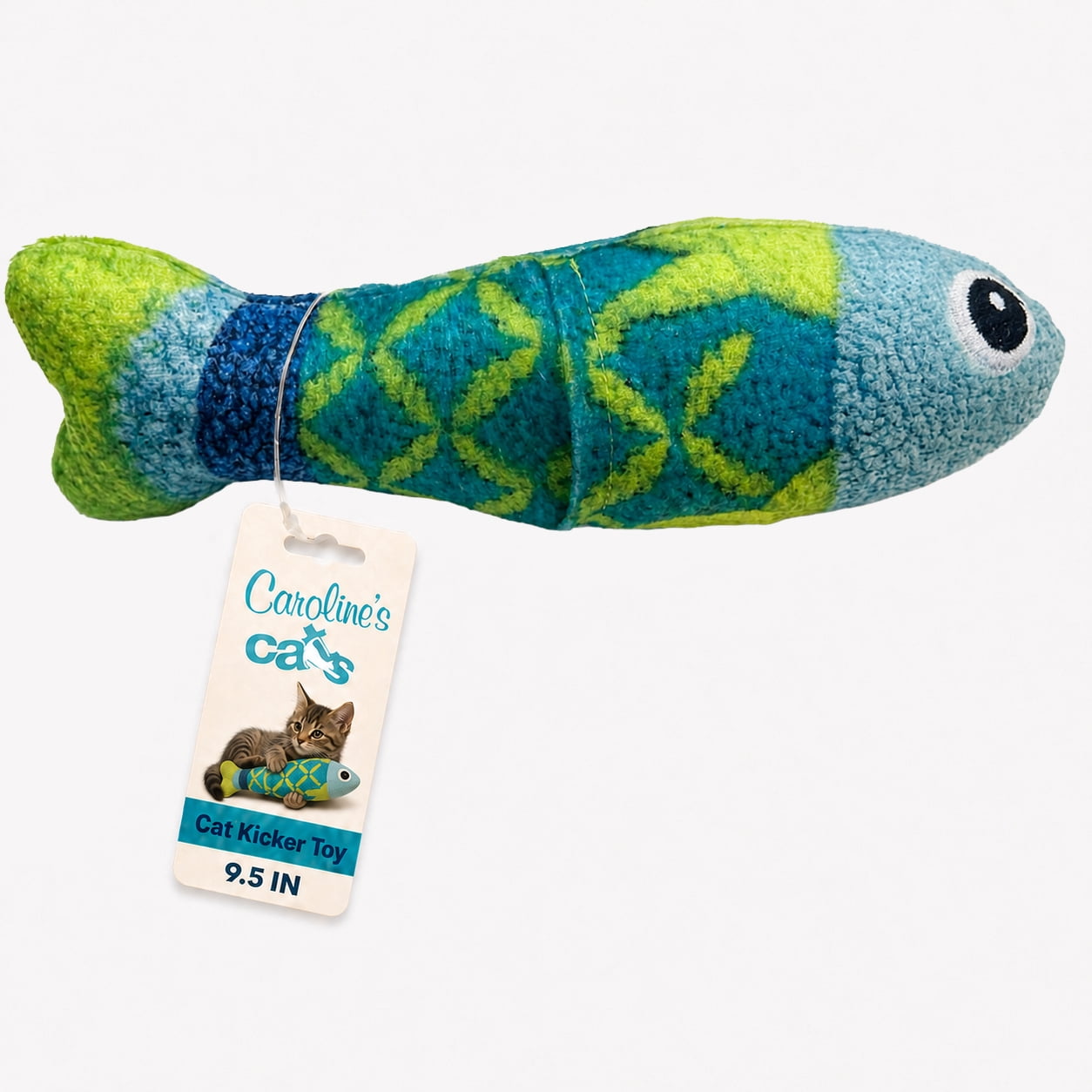 Hartz Cattraction Gator Scratch Cat Toy with Silver Vine and