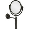 Tribecca Collection Wall Mounted Make-Up Mirror 8 Inch Diameter - Oil Rubbed Bronze / 3X