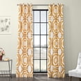 thumbnail image 4 of Carson Carrington  Juby Grommet Printed Cotton Curtain (1 Panel) Mecca Steel 50 X 96 96 Inches, 4 of 5