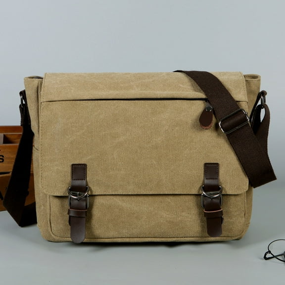 High Density Canvas Bag Retro Kit,Coffee