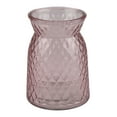 thumbnail image 3 of Mainstays Decorative Tabletop Glass Vase, 6", Pink, 3 of 8