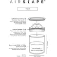 thumbnail image 5 of Planetary Design 2.5 lb Coffee Canister Airtight - Huge Kilo Container With Co2 Release For Airtight Storage To Maintain Freshness - Matte White, 5 of 7
