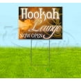 thumbnail image 1 of Hookah Lounge (18" x 24") Yard Sign, Includes Metal Step Stake, 1 of 6