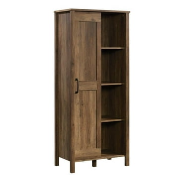 Pemberly Row Sliding Door Cabinet in Engineered Wood-Rural Pine Finish