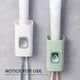 thumbnail image 4 of Dispensador automático de pasta dental sin perforación - Ahorra espacio y mantiene tu baño organizado (verde, incluye soporte para cepillo dental), 4 of 6