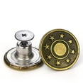 thumbnail image 2 of Lefu 10 PCS Metal Jeans Buttons 17mm Replacement No-Sew Screw Button Repair Kit DIY, 2 of 9